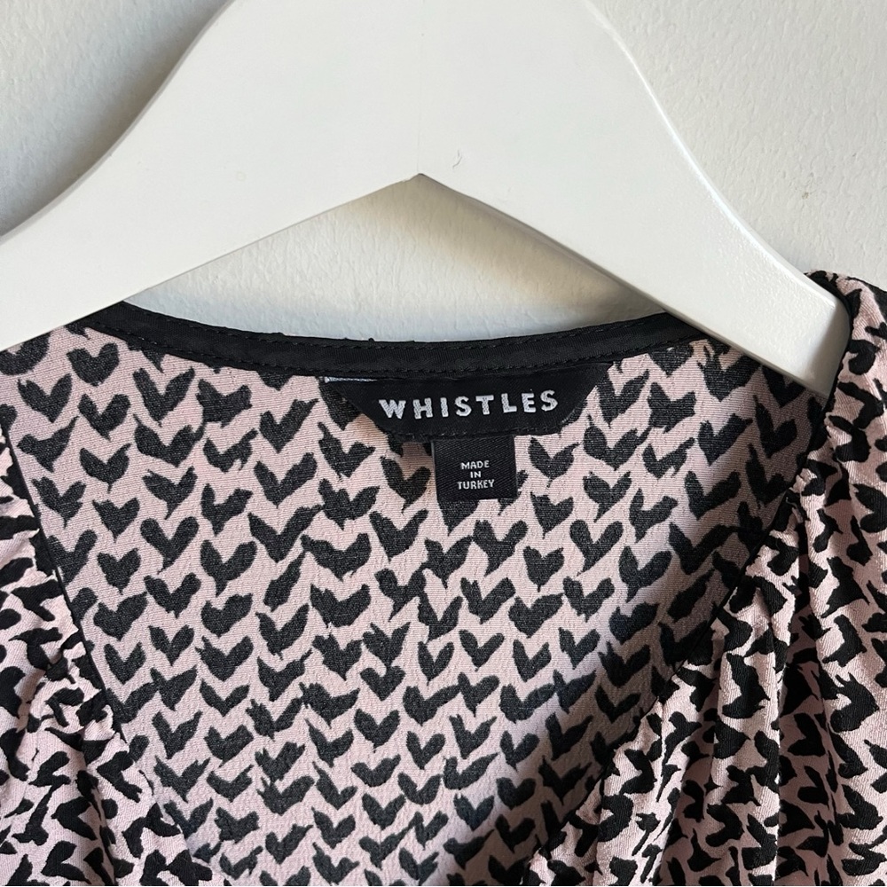 Whistles Abstract Heart Print Midi Dress - Picture 5 of 13